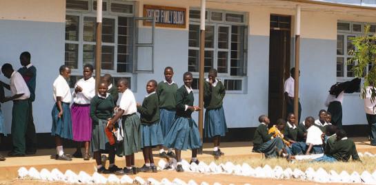 Students at Magulilwa Secondary School, photo by Paul Jacobson